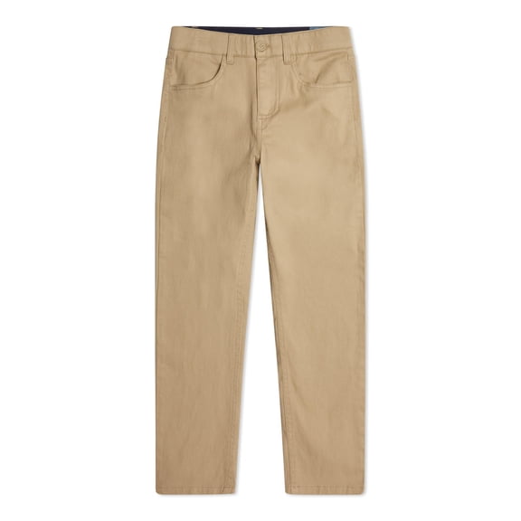 Chaps Boy's Stretch Twill Straight Fit Pant