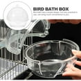 thumbnail image 3 of VERDANVERSE 2Pcs Plastic Hanging Bird Bathtub for Birds Bathing with Simple Design, 3 of 8