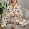 thumbnail image 6 of Fotbe Colorful Autumn Pattern Long Sleeve Pajama Set for Women,Sleepwear Set,2-piece Loungewear Set,Soft PJs Comfy Nightwear with Pockets -XX-Large, 6 of 7
