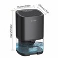 thumbnail image 2 of YOPTOP Small Dehumidifiers For Home Quiet With Auto Shut Off Dehumidifiers For Bedroom (280 Sq. Ft) Bathroom Rv Closet 1*Dehumidifier Clearance, 2 of 8
