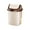 Black, variant on Oalirro Small Bathroom Trash Can with Press Lid 13x8x7in Plastic Wastebasket Odor-Proof Flip Top Garbage Bin for Toilet Office Bedroom Living Room Kitchen