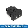 thumbnail image 4 of Interruptor de bloqueo de puerta de automóvil Unique Bargains No.15777129 para Chevrolet Cobalt para Pontiac G5 2005-2010 Plástico Metal Negro, 4 of 6