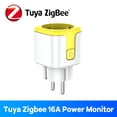 thumbnail image 1 of Zigbee Smart Plug 16A EU Bluetooth Work With Alexa Google Home Tuya App Remote Control Time Energy Monitor for Electrical Socket, 1 of 5