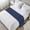 Navy Blue, variant on Orange Morocco Bed Runner, Satin Bed Throw Runner for Twin Size Beds, Geometric Leaf Diamond Lattice Abstract Decorative Bedding Dresser Scarf for Foot of Beds Sofa Cabinet End Table 71"x20"