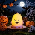 thumbnail image 6 of Halloween Ghost Lantern Flameless Candle - Safe Atmospheric Decor for Home Halloween Decor,White #5, 6 of 6