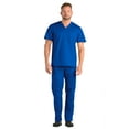 thumbnail image 1 of Maevn EON Men's One Chest Pocket V-Nect Top & Men's Mesh Pant Scrub Set, 1 of 5