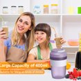 thumbnail image 3 of Eléctrico Blender Juicer Cup - Botellas de licuadora personal de frutas frescas de 400 ml (púrpura) Ndcxsfigh Nuevos Originales, 3 of 9