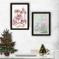 thumbnail image 2 of LiviNest Christmas Wall Art: Pink Holiday Decor Framed Painting - Ready to Hang Festive Wall Decor for Bedroom & Living Room Seasonal Display, 2 of 5