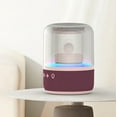 thumbnail image 7 of PURCOLT Transparent Colorful Light Effect Luminous Bluetooth Speaker Wireless Glazed Computer Audio Desktop Ornaments Ambient Light Audio on Clearance, 7 of 7