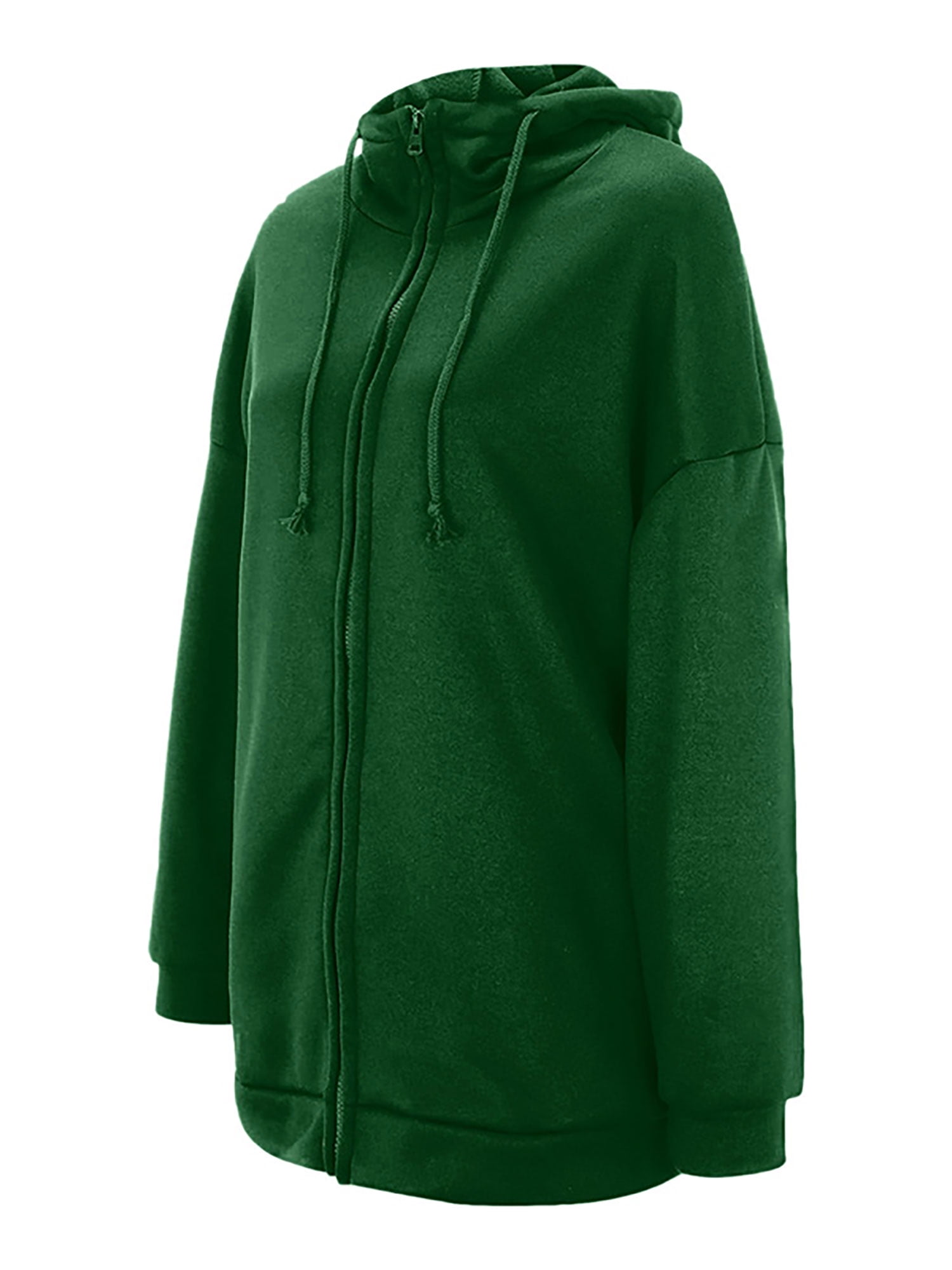 Frontwalk Plus Size Sweatshirts for Women Casual Zip Up
