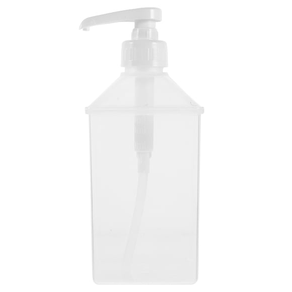 Botella de plástico transparente para exprimir azúcar, duradera y para almacenar jugo.