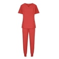 thumbnail image 5 of Haivin Scrub Suit for Women with Pockets and Short Sleeve, Professional Nursing Uniform for Medical Work and Daily Use, 5 of 5