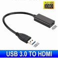 thumbnail image 2 of USB 3.0 to HDMI-compatible Adapter HD 1080P USB to HDMI Converter Thunderbolt External Audio Video Adapter Cable for Laptop PC MacBook Samsung Huawei, 2 of 5