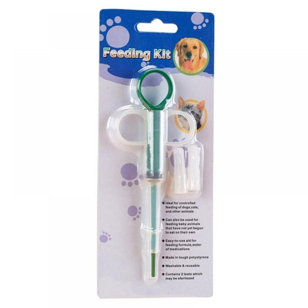 Plastic Pet Pill Tablet Feeder Durable Injector Syringes Medical