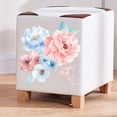 thumbnail image 3 of Lefu Romantic Flowers Wall Sticker for Bathroom Toilet Seats Fridge Cupboard Decal, 3 of 8