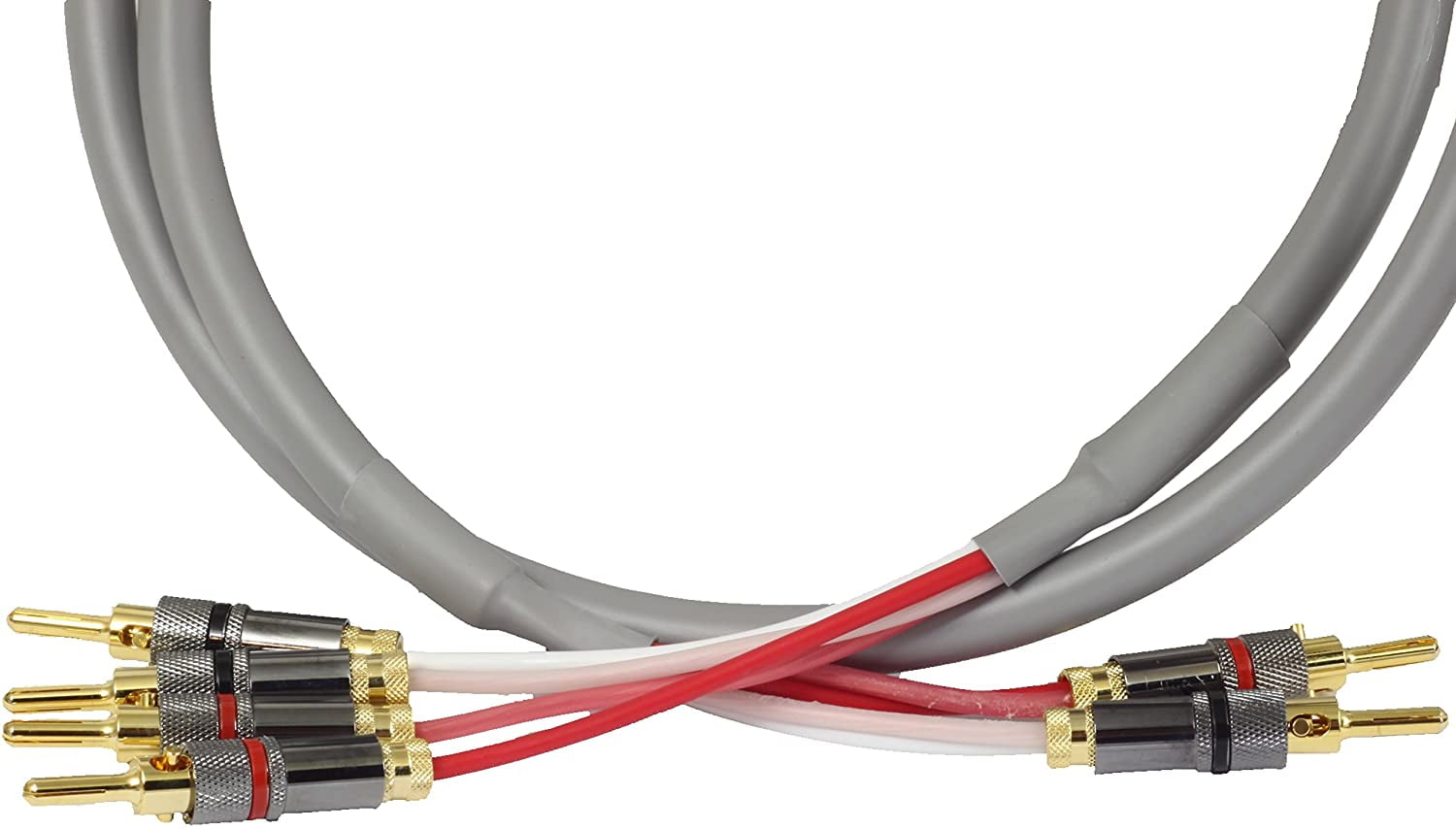 Blue Jeans Cable Canare 4S11 Speaker Cable, with Welded Locking Bananas