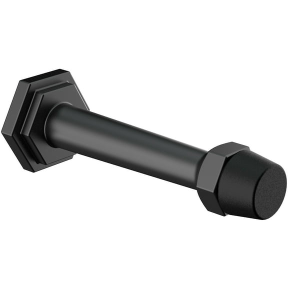 National Hardware - V259 Powell Door Stop - Matte Black