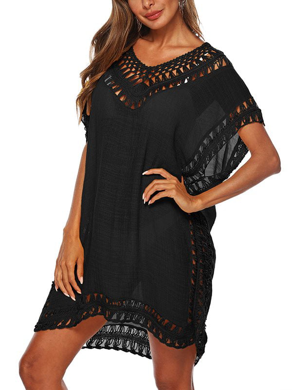 2019 Casual Summer Swimsuit Cover Up for Women Loose Beach Bikini Loose ...