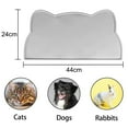 thumbnail image 2 of Cat and dog food mat, silicone bowl mat for food and water, waterproof non-slip pet feeding mat, 2 of 5