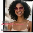 thumbnail image 2 of Sunier Oversized Rimless Sunglasses for Women Fashion Gradient Ladies Shades, 2 of 8
