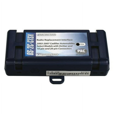 PAC - Radio Replacement Interface with OnStar Retention for Select Cadillac Vehicles - Blue