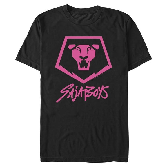Mens KPop Demon Hunters Saja Boys Lion Logo T Shirt
