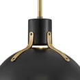 thumbnail image 3 of 3487SK Hinkley Lighting Argo - 14 Inch 6.5W 1 LED Small Pendant-Satin Black Finish, 3 of 12