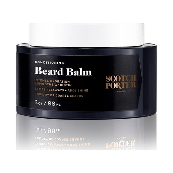 Scotch Porter Beard Balm, Moisturizing 3 oz., All Beard Types