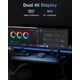 thumbnail image 5 of KAMRUI Essenx E1 Mini PC, 16GB DDR4 RAM 256GB M.2 SSD, Mini Computer Intel Twin Lake N150 (up to 3.6GHz), Desktop Computer Dual 4K, Ethernet, WiFi, Bluetooth for Business, Office, Home, 5 of 5