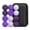 Purple, variant on 12 Pack Magnetic Silicone Stress Relief Fidget Balls, Silent Desk Sensory Toys for Adults & Teens Office Classroom Use, Pink