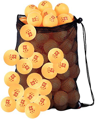 Clinch Star Professional 3-Star Ping Pong Table Tennis Balls 50 Count 40mm 