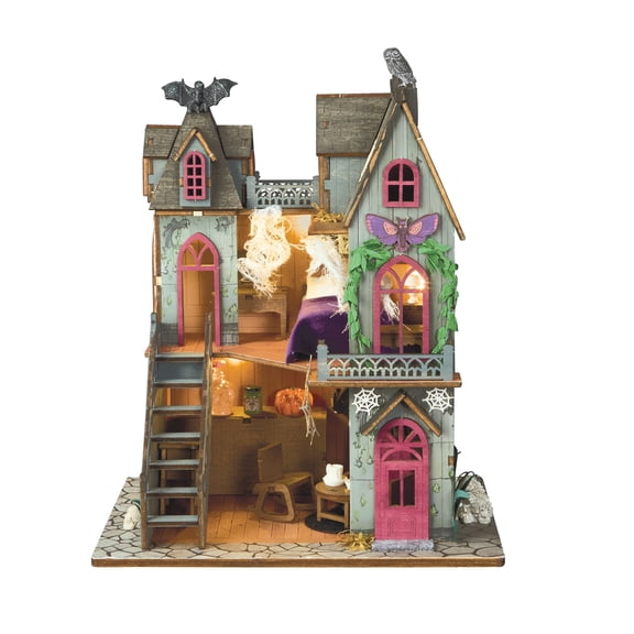 Haunted House DIY Lighted Diorama Kit by Make Market