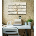 thumbnail image 2 of wall26 - Cherry Blossom Tree Cross Hatch Artwork - Rustic Canvas Wall Art Home Art - 32x48 inches, 2 of 4
