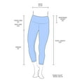 thumbnail image 3 of 90 Degree By Reflex High Waist Squat Proof Yoga Capris with Side Pocket (L), 3 of 3