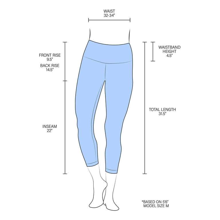 90 Degree By Reflex High Waist Squat Proof Yoga Capris with Side Pocket  (XL) 