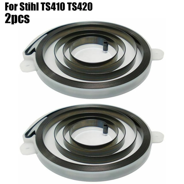 2 Pcs Ressort de Démarrage à Rappel pour Stihl TS410 TS420 4224 190 0600 Pcs de Rechange