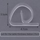 thumbnail image 3 of 24pcs Plastic Tablecloth Clips, Clear Tablecloth Clips Holder Clips, 3 of 5