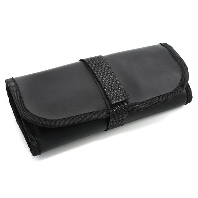 Eigraketly Bolsa de almacenamiento de anzuelos para señuelos de pesca, bolsillo multiusos, impermeable, de gran capacidad, bolsas de soporte, Pescar Negro