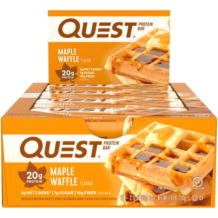 QUEST MAPLE WAFFLE 12PK