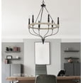thumbnail image 4 of FX-3793-6 Cal Lighting Grove - 6 Light Chandelier-35 Inches Tall and 26 Inches Wide, 4 of 5