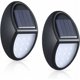 thumbnail image 1 of Luces solares para exteriores, paquete de 2 10 luces solares LED, luces de pared LED,, 1 of 5