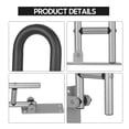 thumbnail image 3 of Toilet Safety Rails, Aluminum Alloy Foldable Shower Rails Grab Bar For Elderly Toilet Grab Bars For Seniors Toilet Handrails Hand Grips Handle For Elderly Seniors Home Bathrooms, 3 of 7
