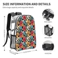 thumbnail image 4 of Kdxio Different Cats 1 Clear Backpack, Transparent Bookbag for School for Women Men, Capacity Clear Bag for College, Travel, 4 of 7