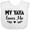 AA-White, variant on Inktastic My Yaya Loves Me Grandchild Girls Baby Bib
