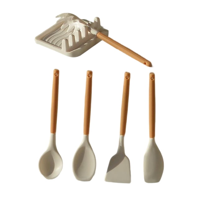 Mini juego de utensilios de cocina Zulema accesorios blanco