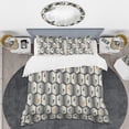 thumbnail image 2 of Designart 'Abstract Retro Triangular Geometrics' Mid-Century Modern Duvet Cover Set, 2 of 4