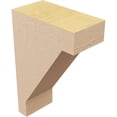thumbnail image 5 of 2"W x 4"D x 6"H Classic Burlington Rough Cedar Woodgrain TimberThane Corbel, Primed Tan, 5 of 6