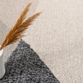 thumbnail image 2 of Modern Area Rug with Geometric Design in Beige Grey, 2 of 5