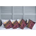 thumbnail image 2 of Ambesonne Nature Throw Pillow Cover 4 Pack, Flower Meadow Mountain, 16", Multicolor, 2 of 7