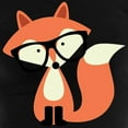thumbnail image 3 of CafePress - Cute Hipster Red Fox - Women's Dark Pajamas, 3 of 4